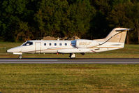 N136JP @ ORF - 1980 Learjet 35A N136JP rolling out on RWY 5 after arrival from Bermuda Int'l (TXKF/BDA). - by Dean Heald