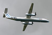 G-JEDW @ EGNT - De Havilland Canada DHC-8-402Q Dash 8, on finals to 07, Newcastle Airport, September 2006. - by Malcolm Clarke