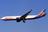 C-FBUS @ LFBO - Landing rwy 32L - by Shunn311