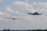 OE-KLB @ LOGF - Segelflugschlepp mit OE-5439 Scheibe SF-34 - by Marcus Stelzer