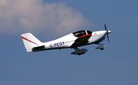 G-PEGY @ EGLD - Departing Denham for Sywell (EGBK) - by Clive Glaister