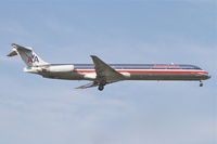 N571AA @ KORD - American Airlines Mcdonnell Douglas DC-9-83, AAL348 arriving from KLAS, RWY14R KORD. - by Mark Kalfas