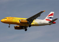 G-EUPC @ LFBO - Landing rwy 32L in Olympic Torch 2012 c/s - by Shunn311