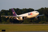 N689FE @ ORF - FedEx Christoff N689FE (FLT FDX399) from McGhee Tyson Knoxville Airport (KTYS) landing RWY 23. This is the 3rd to last A300F4-605R to come off the assembly line (4th to last if you go by construction number). - by Dean Heald