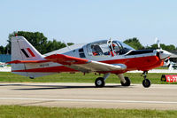 N8272R @ KOSH - Scottish Aviation SA.120-101 Bulldog [BH120/164] Oshkosh~N 30/07/2008. Seen taxiing in. - by Ray Barber