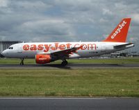 G-EZBX @ LFPG - Y156, taxying to runway 27L from Terminal 2B. - by Alain Durand