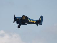 N68RW @ LAL - F8F-2 Bearcat in Blue Angels colors - by Florida Metal