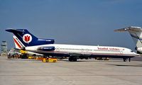 TC-AFR @ LOWW - Boeing 727-230 [21621] (Istanbul Airlines) Vienna~OE 20/06/1996. Seen here. - by Ray Barber
