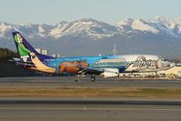 N705AS @ PANC - Alaska AIrlines Boeing 737-400 - by Dietmar Schreiber - VAP