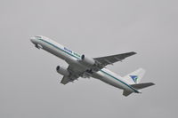 N226EA @ EBBR - Leaving Brussels for Bahrein, BLUE DART title VT-BDO registration under left wing - by Willy Henderickx
