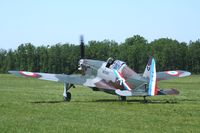 HB-RCF @ LFFQ - Morane-Saulnier EFW D-3801 / MS.406C1 at the Meeting Aerien 2012, La-Ferte-Alais - by Ingo Warnecke