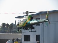 N953LA @ POC - Turning around to face out on helipad 6 - by Helicopterfriend