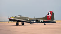 N7227C @ KPUB - Taxi B-17G - by Ronald Barker