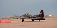 N7227C @ KPUB - Left rear quarter B-17G - by Ronald Barker