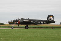 N345TH @ KDVN - Taxiing out for flying demonstration.  Quad Cities Air Show. - by Glenn E. Chatfield