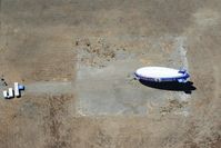 N618LG @ KLGB - At the blimp mooring site - by Nick Taylor