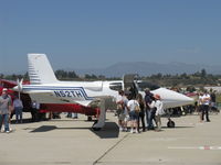 N52TH @ CMA - 1999 Hastings Cirrus Design VK-30, Continental IO-550 300 Hp pusher, Cirrus Design sold 34 VK-30 kits, this is first completed after 9 year build, 10 are flying. Always a crowd pleaser. See N52TH aloft in DVD 'One Six Right'. - by Doug Robertson
