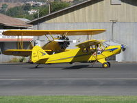N118DG @ SZP - 2008 Ganzer XPA18, Continental O-200 100 Hp, wing Micro Vortex generators, taxi to 22 - by Doug Robertson