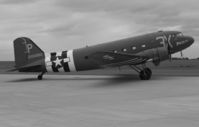 N473DC @ EGSH - Black & White edit. - by Matt Varley