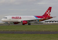 9H-AEN @ EGSH - AMC5144 arriving at EGSH in Air Malta's latest livery. - by Matt Varley
