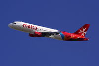 9H-AEN @ LMML - A320 9H-AEN in Air Malta's new livery. - by Raymond Zammit
