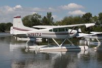 N1917U @ 96WI - 1969 Cessna A185E, c/n: 185-1588 - by Timothy Aanerud