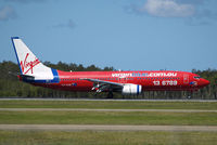 VH-VOB @ YBBN - Boeing 737-8BK [30622] (Virgin Blue) Brisbane-International~VH 18/03/2007. Just touched down. - by Ray Barber