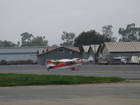 N50380 @ SZP - 1979 Bellanca 7ECA CITABRIA, Lycoming O-235 115 Hp, taxi off the active - by Doug Robertson