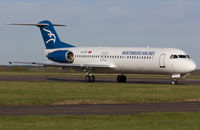 4O-AOP @ EGSH - About to depart EGSH after spray by Air Livery. - by Anthony Varley