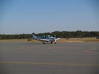 N46PR @ GWW - Taxi to designated parking on apron - by George Zimmerman