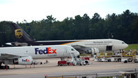 N156UP @ KRIC - UPS at RIC - by Ronald Barker