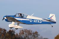 G-AYKD @ EGSV - Just airbourne. - by Graham Reeve
