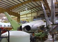129554 - Vought F7U-3 Cutlass being restored at the Museum of Flight Restoration Center, Everett WA - by Ingo Warnecke