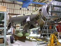 129554 - Vought F7U-3 Cutlass being restored at the Museum of Flight Restoration Center, Everett WA - by Ingo Warnecke