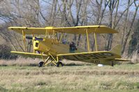 G-ADNZ @ EGSV - Just landed at Old Buckenham. - by Graham Reeve