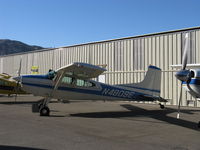 N4809E @ SZP - 1980 Cessna 180K SKYWAGON, Continental O-470-U 230 Hp, at Aviation Museum of Santa Paula taxiway - by Doug Robertson