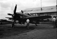 N700A @ KFLD - Rare even in 1974 is this Civilian Built Grumman Demonstrator called the G58B. The Bearcat has always been one of my favorite aircraft. Fond du Lac airport code was FDU when this picture was taken. - by Charlie Pyles