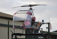 UNKNOWN @ NONE - Unregistered Adams-Wilson XH-1 Hobbycopter (Choppy) in a yard in Sunbury-on-Thames. It's been there or thereabouts over 40 years. Powered by a 50 hp Triumph motorcycle engine. - by moxy