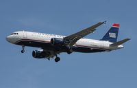 N124US @ TPA - US Airways A320 - by Florida Metal