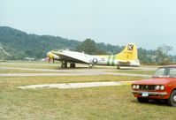 N9563Z @ FWN - 1944 Boeing B-17G, N9563Z (Fuddy Duddy), at the 1988 Sussex New Jersey Air Show, Sussex, NJ - by scotch-canadian