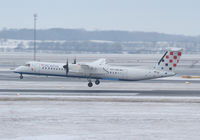 9A-CQE @ LOWW - Croatia DHC-8 - by Thomas Ranner