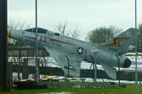54-2212 - 1954 North American F-100D-10-NA Super Sabre, c/n: 223-92 - Gate Guard at RAF Croughton - by Terry Fletcher
