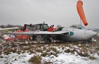 G-VENI @ EGHH - VV612 being dismantled for removal - by John Coates