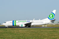 PH-HZO @ EIDW - About to depart off Rwy 28 at Dublin. - by Noel Kearney