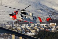 070 @ ENTC - Norwegian Air Force 1972 Westland Sea King Mk.43, c/n: WA751 at Tromso - by Terry Fletcher