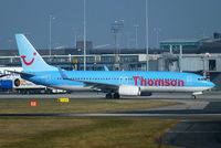 G-FDZY @ EGCC - Thomson - by Chris Hall