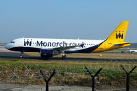 G-OZBW @ EGCC - Monarch - by Chris Hall