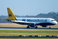 G-OZBW @ EGCC - Monarch - by Chris Hall