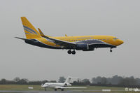 F-GZTD @ EIDW - Landing Rwy 10 at Dublin, bringing in French rugby supporters. - by Noel Kearney