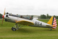 G-BTBH @ EGBP - At the Great Vintage Flying Weekend. Privately owned. Marked as 854 (ex 41-20854). - by Howard J Curtis